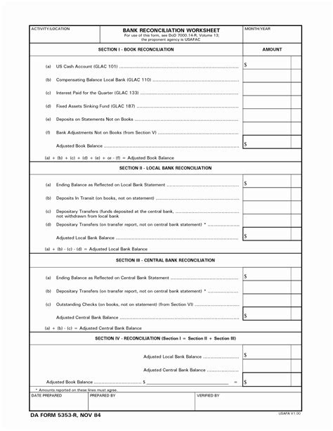 50 Petty Cash Reconciliation Form Excel Ufreeonline Template