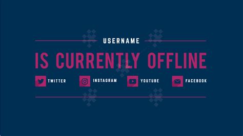 Twitch Offline Banners Custom And Template Twitch Offline Screens