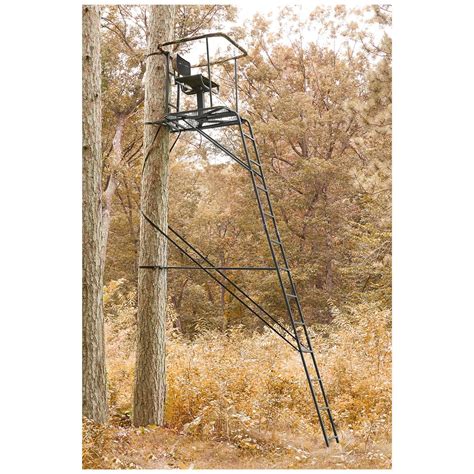 Guide Gear 16 Swivel Ladder Tree Stand 663255 Ladder Tree Stands At