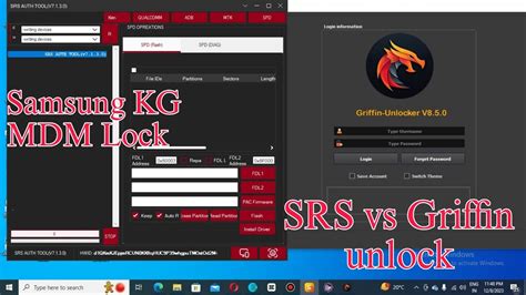 Samsung KG MDM Lock Unlock Best Tool Griffin Unlocker Tool Vs SRS Auth Tool Comparison YouTube