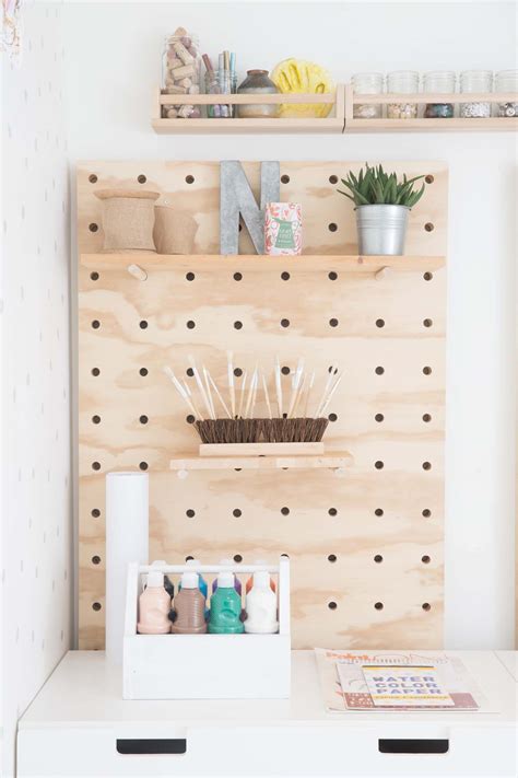 How To Diy Giant Pegboard — Winter Daisy Melissa Barling Kids