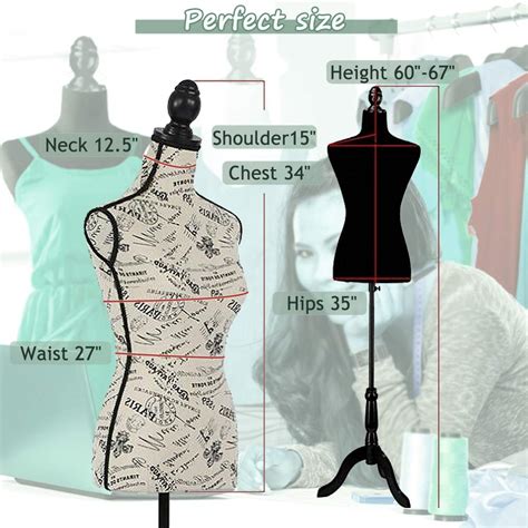 Buy Mannequin Torso Manikin Dress Form Cover Mannequins Female Body