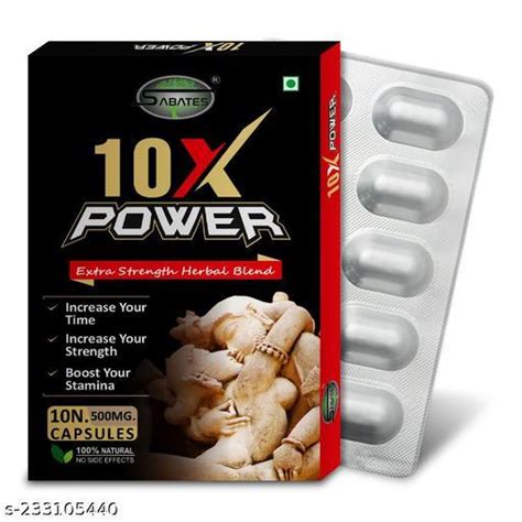 10x Power Ayurvedic Tablets Shilajit Capsule Sex Capsule Sexual Capsule Improve Male S E X