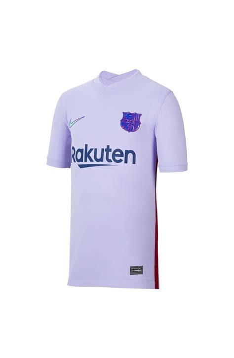 Nike Youth Nike Lionel Messi Purple Barcelona 202122 Away Stadium