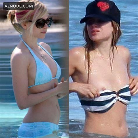 Avril Lavigne Shows Off Her New Tits On Some Edited Photoss Below 2017 2019 Aznude