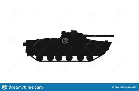 Bmp 3 Infantry Fighting Vehicle Icon War And Army Symbol Vector Image