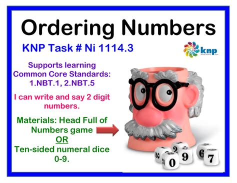Knp Kentucky Numeracy Project Common Core Standards Numbers Game