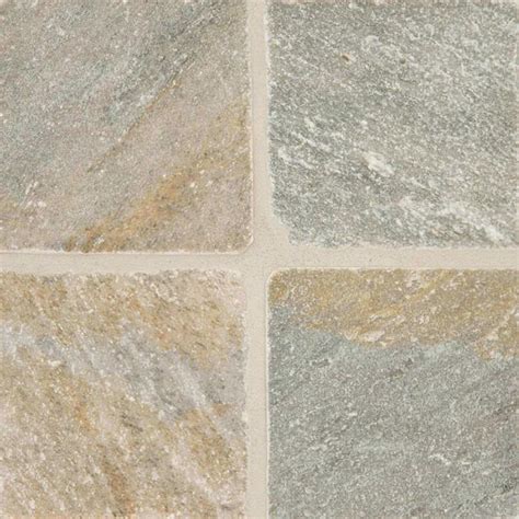 Golden White Quartzite 6x6 Tumbled And Gauged Tile Countertops Cost