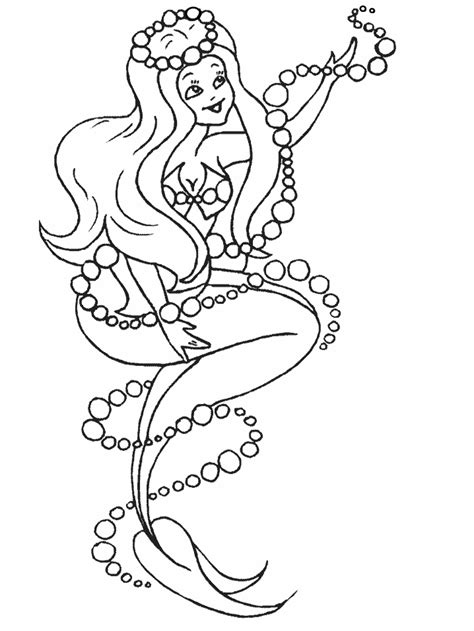 mermaid coloring pages coloring pages  print