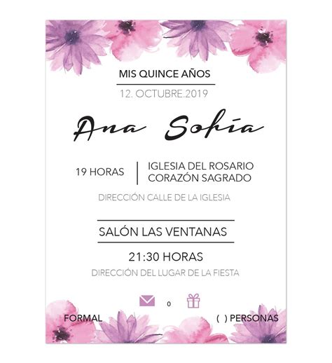 Pin On Invitaciones De Xv Originales