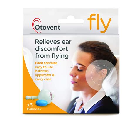 Otovent Fly Autoinflation Device Ear Pressure Relief For Flying And