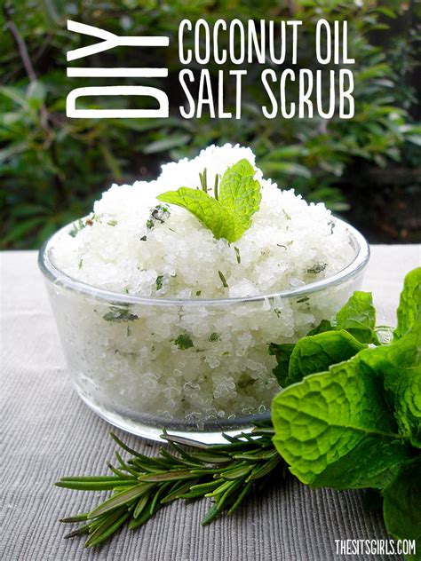 Diy Coconut Oil Salt Scrub Recipe