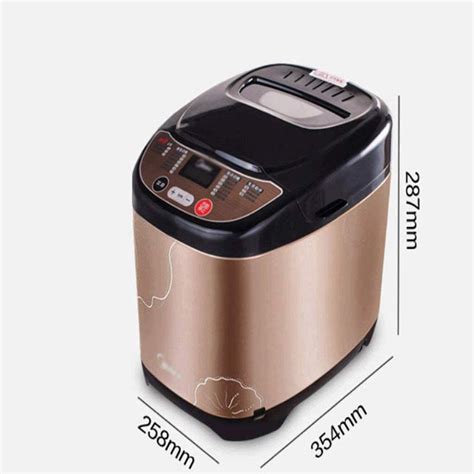 Sleek stainless steel design bread machine for healthy freshly baked bread at home. Bread Maker Machine with Automatic Yeast Dispenser, Fruit ...