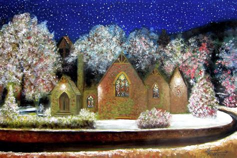 All Saints Memorial Church Painting By Leonardo Ruggieri Pixels