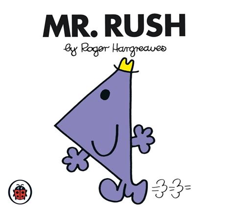 Mr Rush V30 Mr Men And Little Miss By Roger Hargreaves Penguin Books