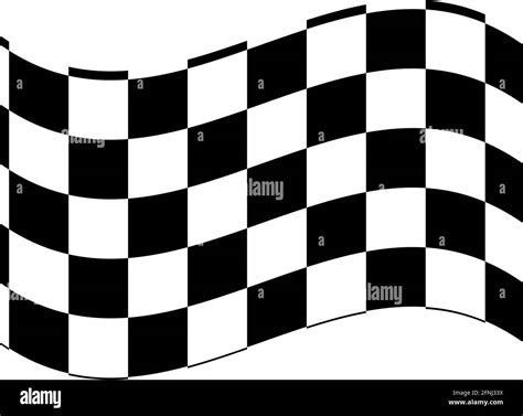 Checkered Chequered Waving Wavy Racing Flag With Different Desinty