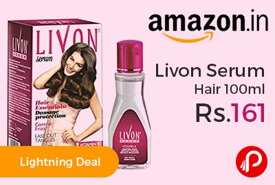 It has a mild fragrance which. Livon Serum Hair 100ml at Rs.161 Only - Amazon