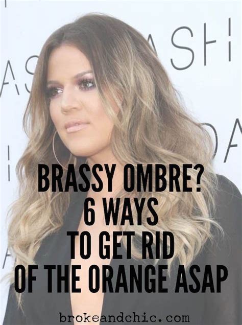 Hair toners have become an amazing grooming treatment for your shielding hair from direct sunlight. Brassy Ombré and Balayage? 6 Ways to Get Rid of the Orange ...