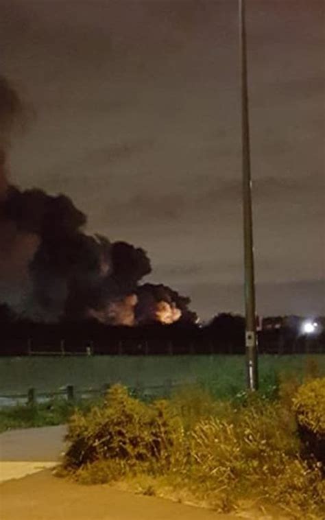 Firefighters Tackle Major Blaze As Five Lorries Carrying 45000