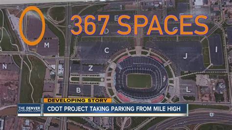 Cdot Project Taking Parking From Mile High Stadium Youtube