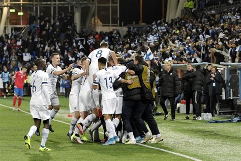 finland fans celebrate with heroes after team seal maiden major tournament berth at euro 2020