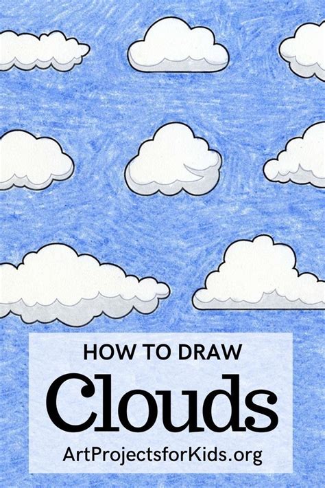 Learn How To Draw Clouds With A Little Added Variety Howtodraw