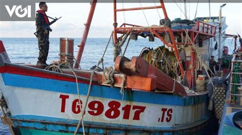 Gunakan Pukat Harimau Jaring Ikan Di Natuna Utara Kapal Berbendera