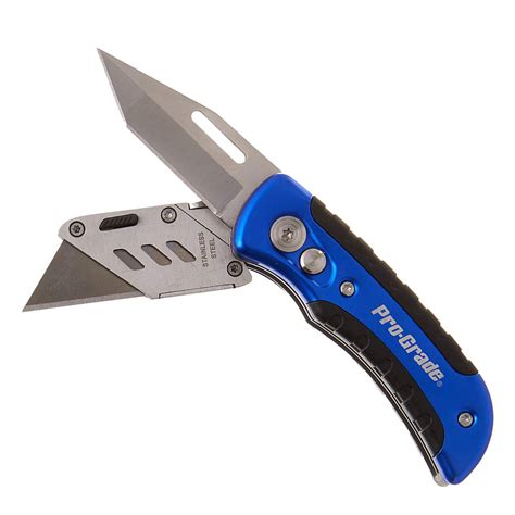 Pro Grade Xl Powerblade Dual Blade Folding Utility Knife 2 In 1 82021