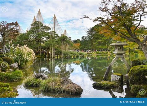 Kenrokuen Garden Kanazawa Japan Editorial Stock Photo Image Of