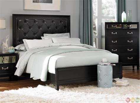 All bedroom bedroom sets beds & headboards dressers & chests nightstands. Devine Black Finish Contemporary Bedroom Set