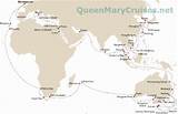 World Cruise Itinerary Images