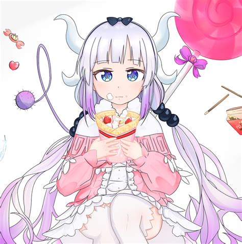 Kanna Eating A Crepe By Dottsybox On Deviantart