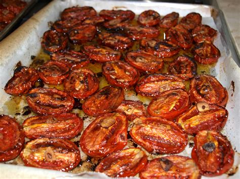 Slow Roasted Plum Tomatoes - Life In Pleasantville | Plum tomatoes, Food, Slow roasted tomatoes