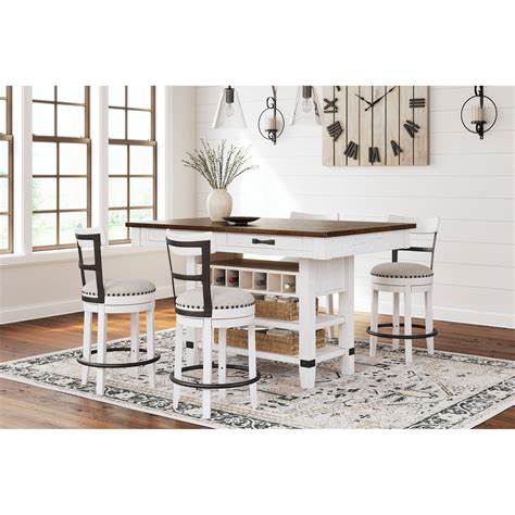 ashley signature design valebeck d546 32 counter height dining table with storage rooms and