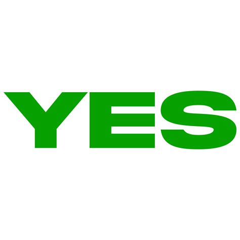 Yes Lettering On Transparent Background 17177738 Png