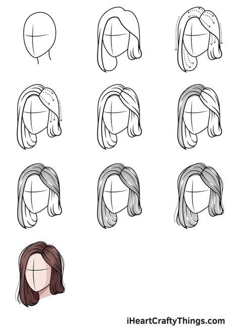 How To Draw A Girl Hair