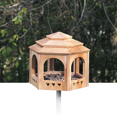 Wooden Gazebo Bird Feeder Bird Feeding Station Bird Table Bird House