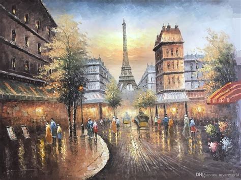 Paris Oil Painting Eiffel Tower At Explore