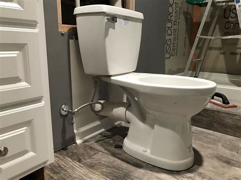 How to install a toilet in a basement. Saniflo toilet, sink and shower. | Toilet, Basement toilet ...