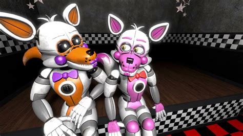 Sfm Fnaf Funtime Foxy X Lolbit Youtube