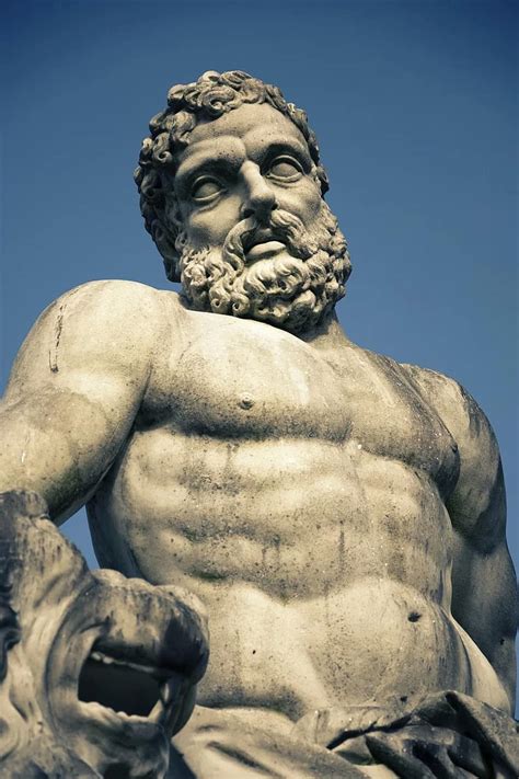Herkules Statue Griechisch Alt Gott Pikist