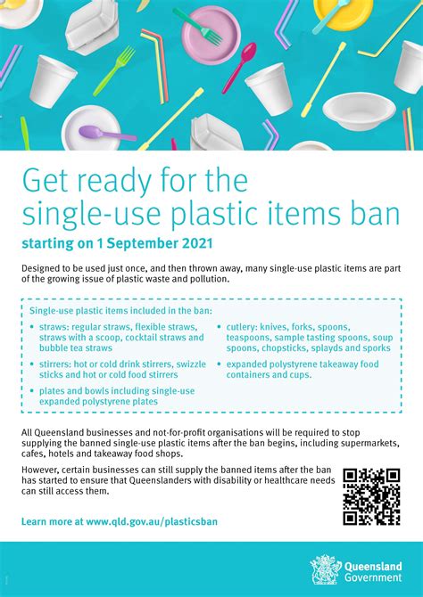 Single Use Plastic Items Banned From 1 September 2021 South Burnett