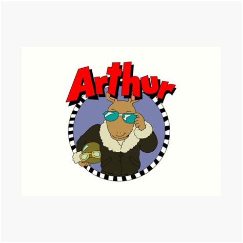 Cool Arthur Logo Art Print By Eddiecas382 Redbubble