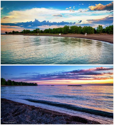 Pine Tree Beach At Presque Isle State Park Photograph By Michael