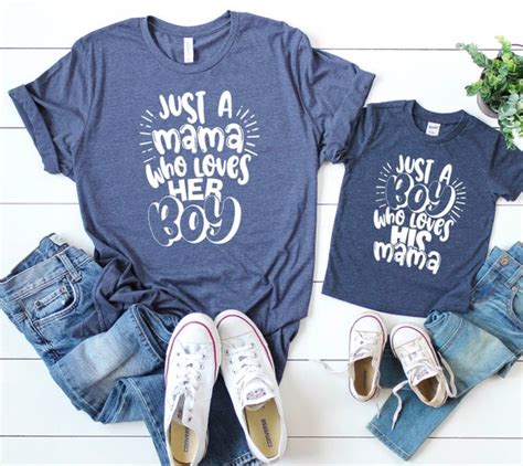 Mommy And Son Shirts Mommy And Me T Shirts Matching Mother Etsy