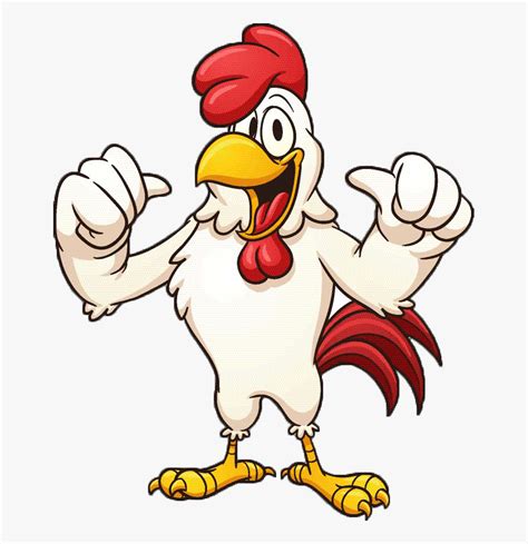 Chicken Cartoon Rooster Free Hd Image Clipart Transparent Background