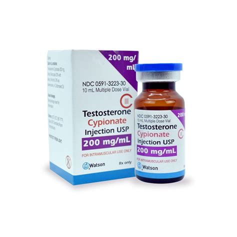 Testosterone Cypionate 200mg 10ml Watson Venta Cd De México