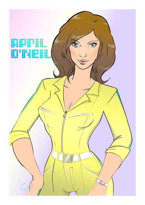 TMNT April O'Neil doodle by theblindalley on DeviantArt
