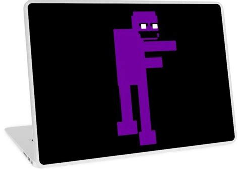 Fnaf Purple Guy 8 Bit Laptop Skin By Mattwilldo In 2022 Purple Guy