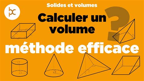 Calculer Le Volume Dun Solide De Lespace Youtube